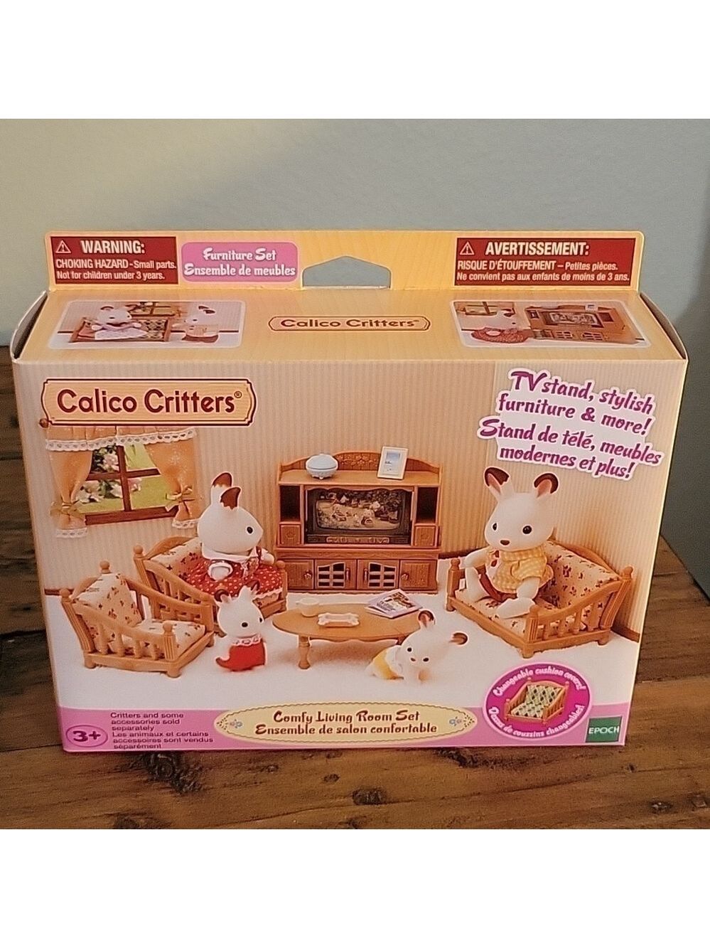 NIB Calico Critters Comfy Livingroom Set (No Critters Included)